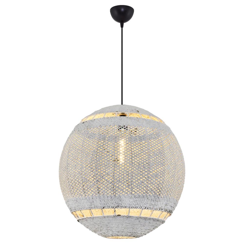 Tekli Beyaz Ball 50 Sarkıt Avize 120 cm