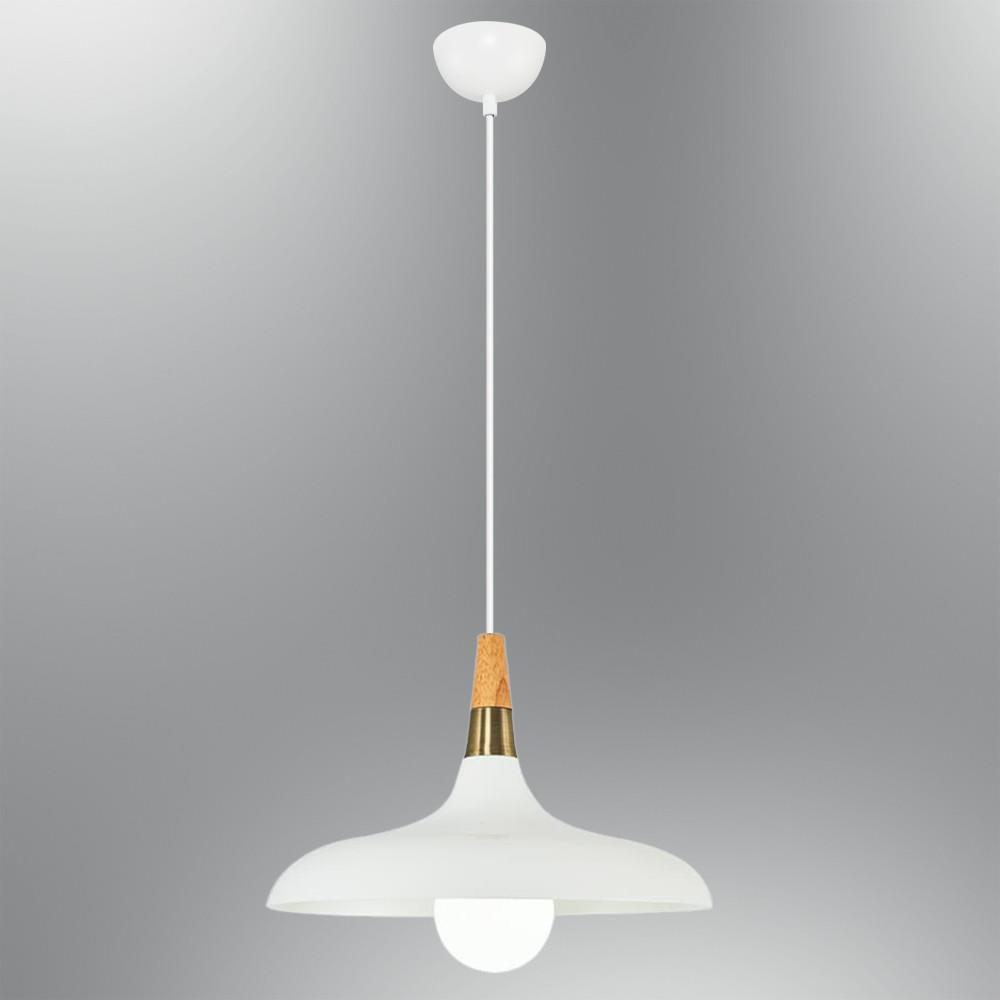 Tekli Beyaz Metal Salkım Sarkıt Avize 120 cm