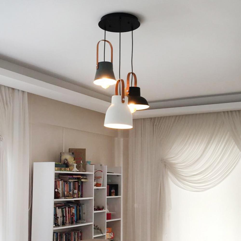 Mixed Metal Sarkıt Avize 120 cm — görsel 5