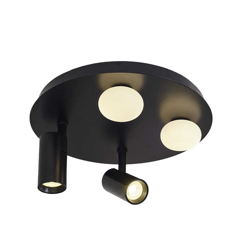 Siyah Metal Plofenyer 2 Spot 15 cm Siyah Metal Plofenyer 2 Spot 15 cm