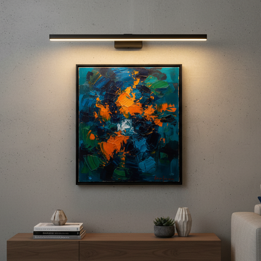 Siyah Metal Turna Pano Tablo Apliği 60 cm — görsel 7