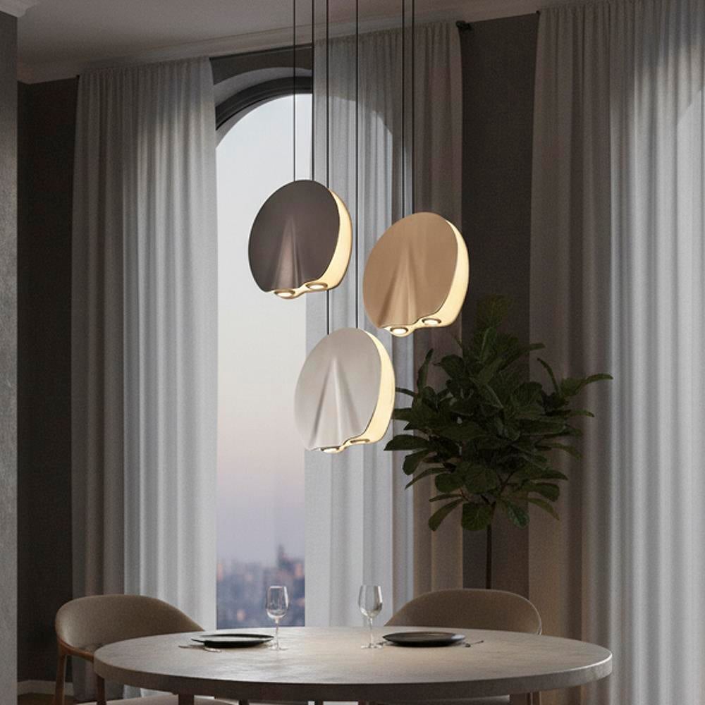 3'li Metal Oyster Mixed Sarkıt Avize 120 cm — görsel 4