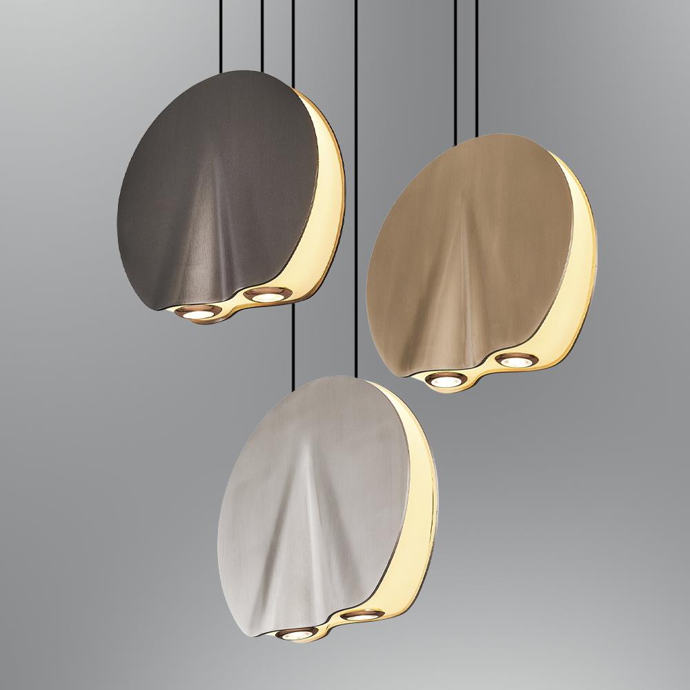3'li Metal Oyster Mixed Sarkıt Avize 120 cm — görsel 8