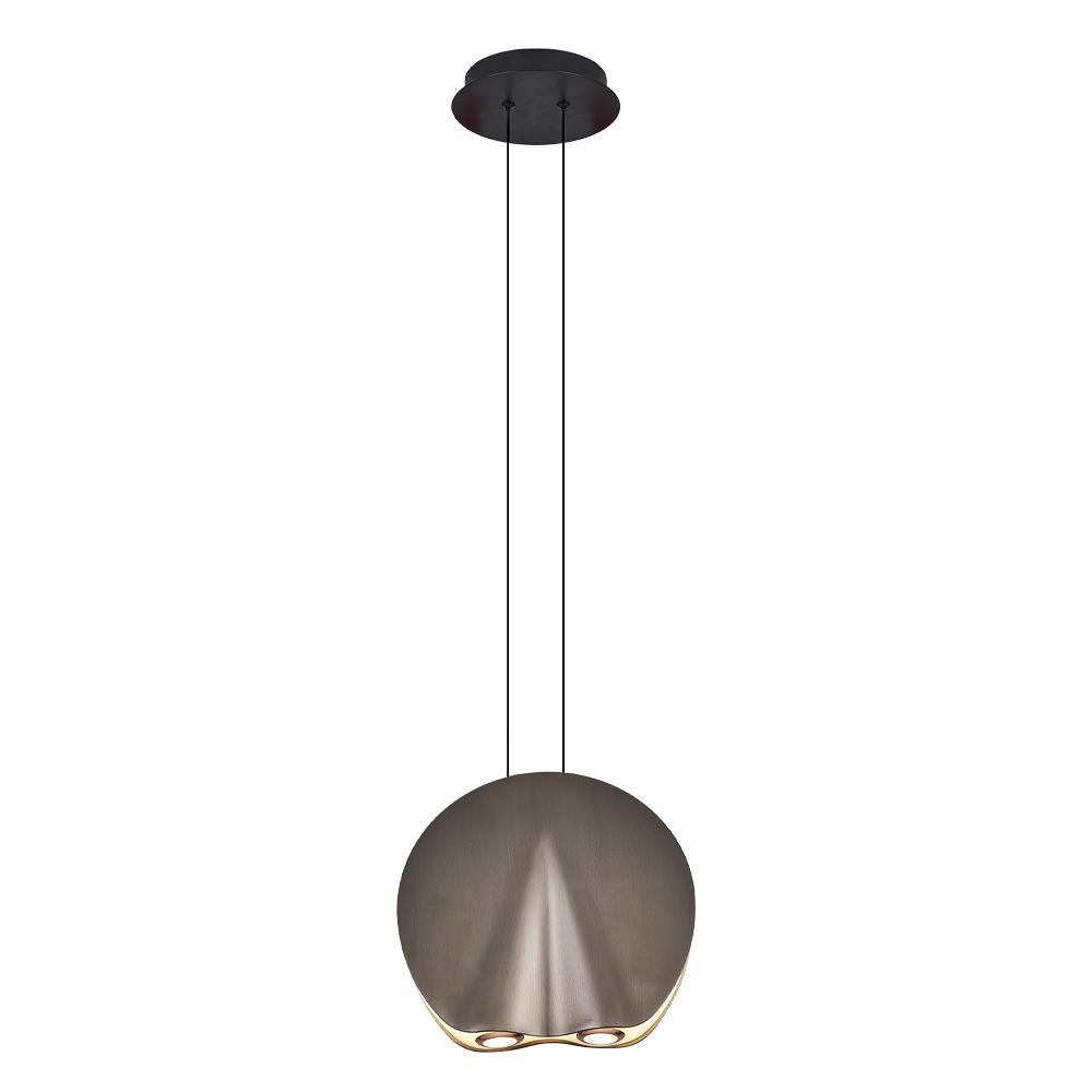 Tekli Platin Metal Oyster 30Cm Sarkıt Avize 29 cm
