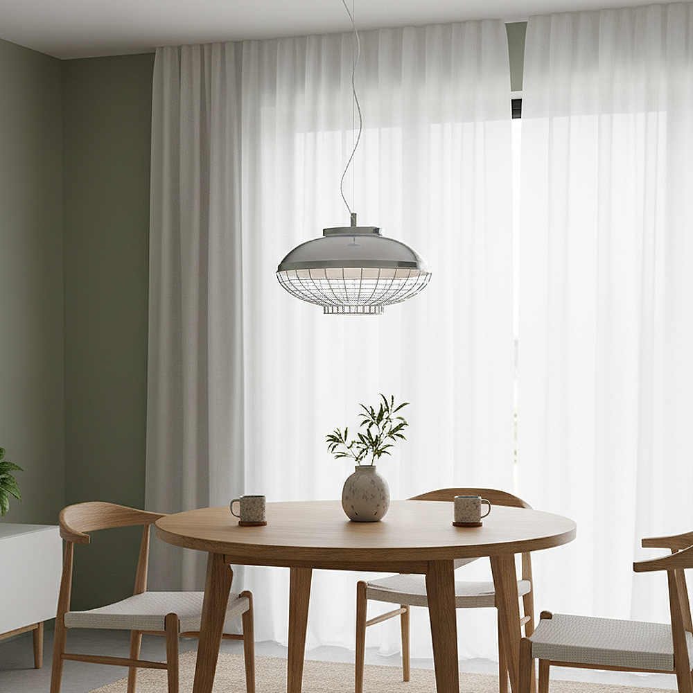 Krom Metal Sarkıt Avize 120 cm 3.38 kg — görsel 7