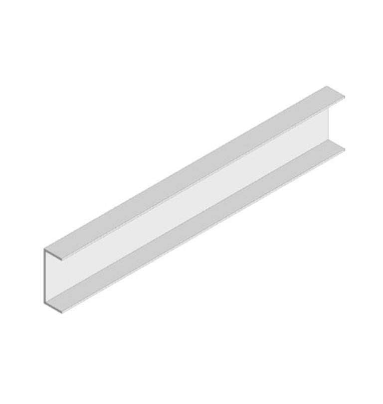 Clip-in Decken-Randprofil C — Weiß