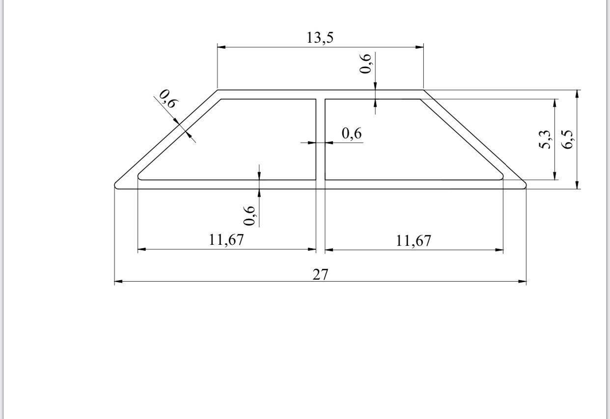 Plaster Screed Bead — 2.70 m Plaster Screed Bead — 2.70 m