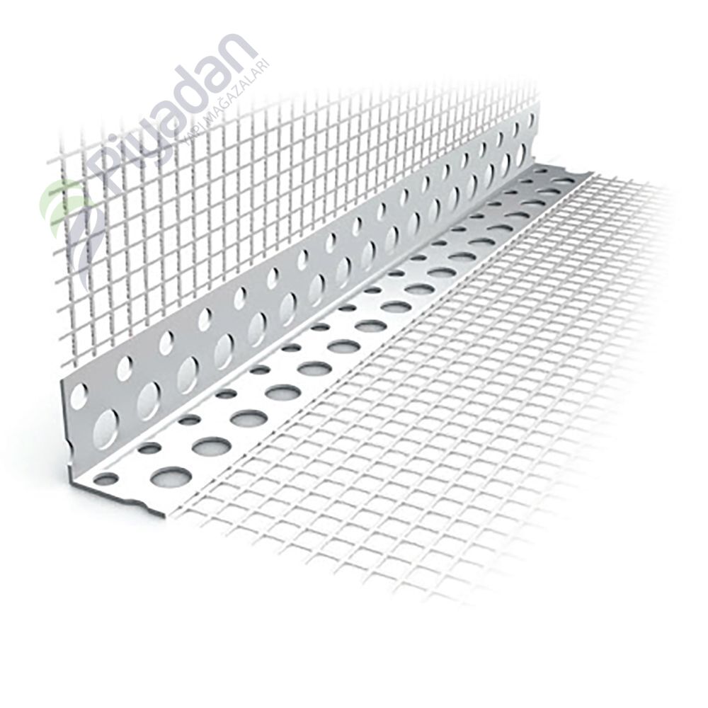 PVC-Gewebe-Eckschutzschiene — 7x7 cm, 2,5 m PVC-Gewebe-Eckschutzschiene — 7x7 cm, 2,5 m