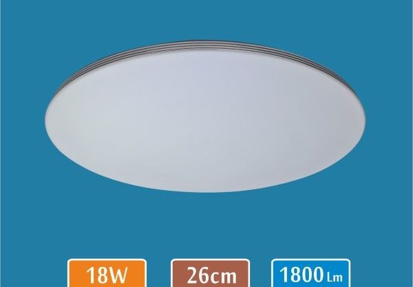Sıva Üstü Yuvarlak LED Panel 18W — 26 cm, 1800 Lümen — Modern Sıva Üstü Yuvarlak LED Panel 18W — 26 cm, 1800 Lümen — Modern