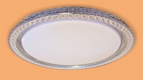 Sıva Üstü Yuvarlak LED Panel 45W — 49 cm, 4150 Lümen — Gümüş Kristal — görsel 11
