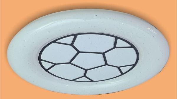 Sıva Üstü Yuvarlak LED Panel 45W — 49 cm, 4150 Lümen — Siyah Futbol — görsel 15