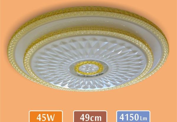 Sıva Üstü Yuvarlak LED Panel 45W — 49 cm, 4150 Lümen — Altın Saray — görsel 26
