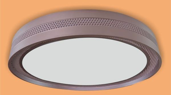 Sıva Üstü Yuvarlak LED Panel 45W — 49 cm, 4150 Lümen — Kahve Motif — görsel 32