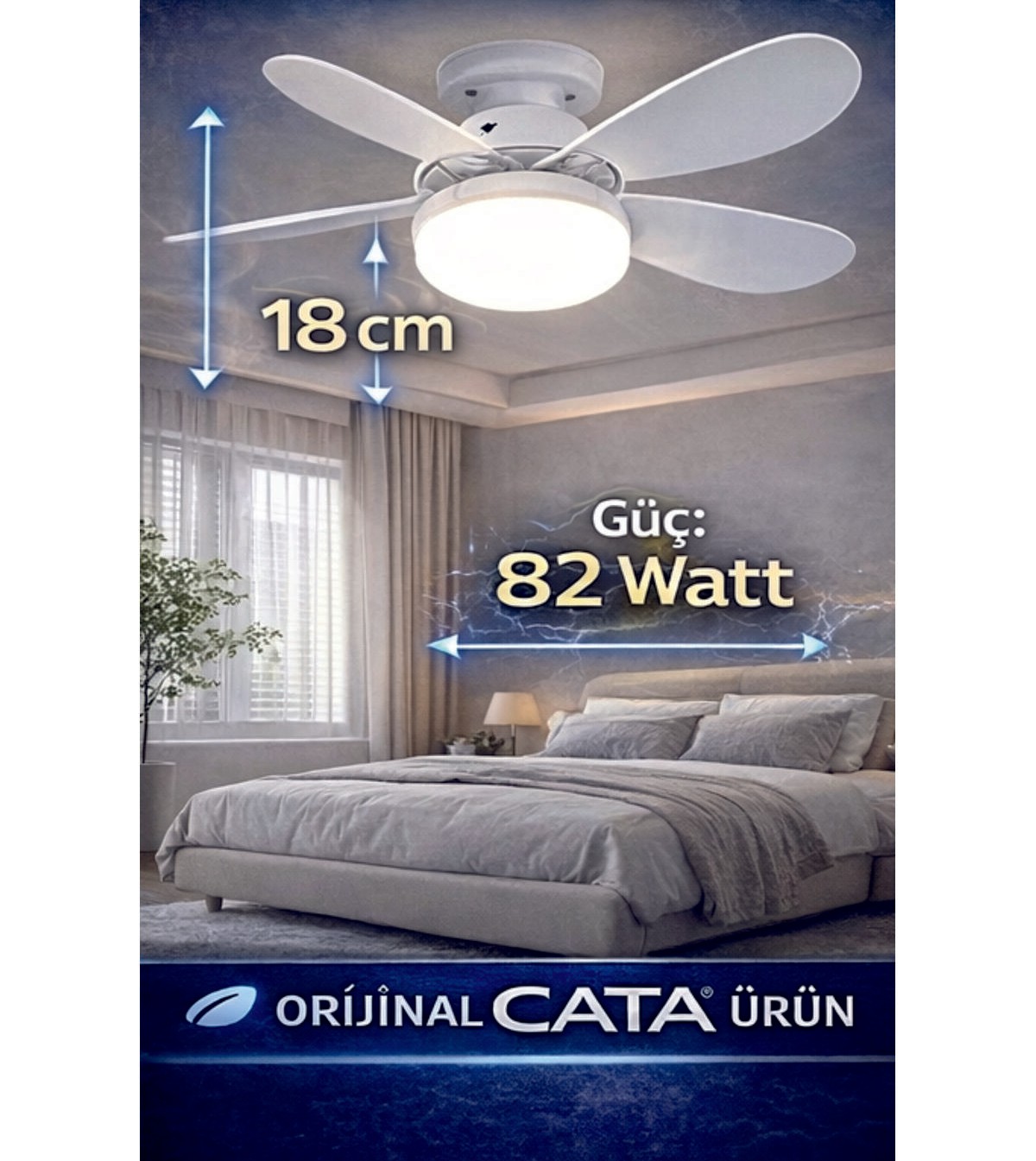 Karayel 82W LED Fan Bulb with Remote Control Karayel 82W LED Fan Bulb with Remote Control
