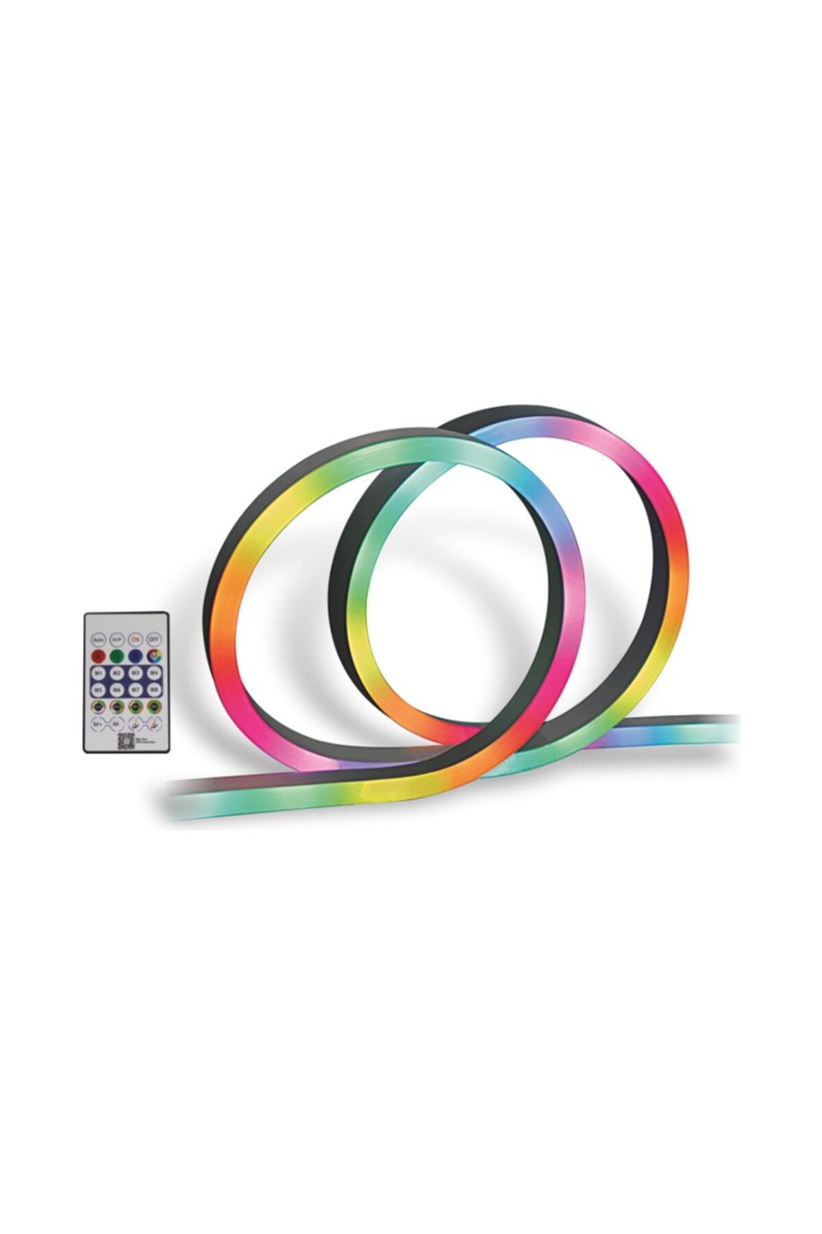 طقم نيون LED RGB بكسل مع جهاز تحكم 5 متر Kumandalı RGB Pixel Neon LED Set 5 Metre