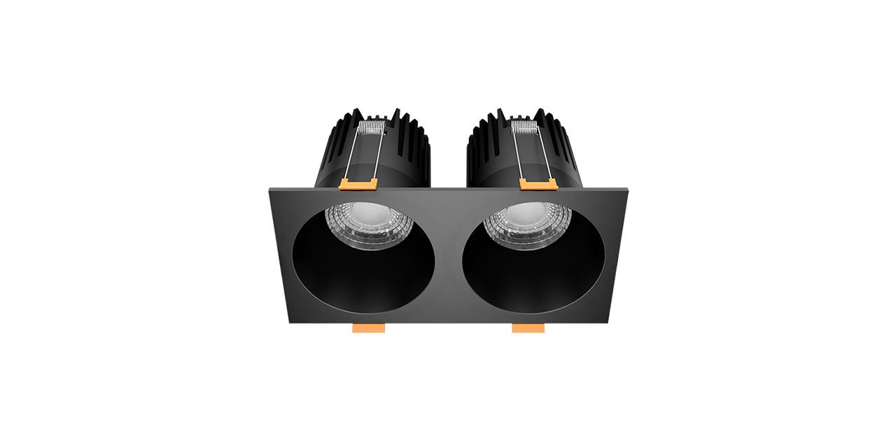 2x8W ثنائي مربع LED سبوت وحدة إنارة 2x8W ثنائي مربع LED سبوت وحدة إنارة