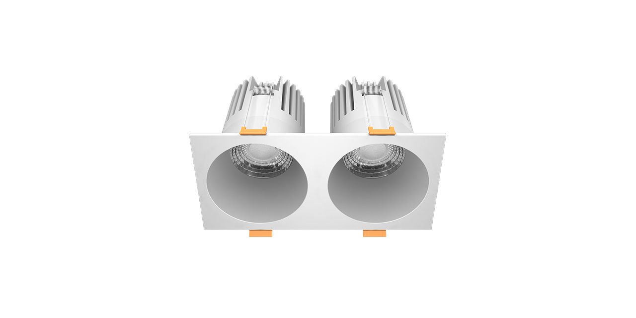 2x8W Двойная Квадратная LED Спот Светильник — Изображение 2