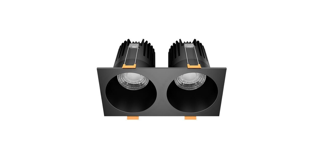 2x14W ثنائي مربع LED سبوت وحدة إنارة 2x14W ثنائي مربع LED سبوت وحدة إنارة