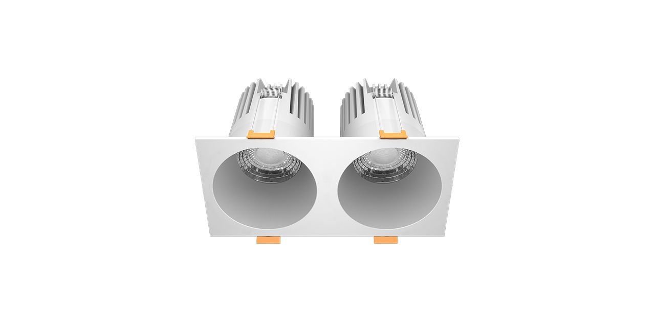 2x14W Двойная Квадратная LED Спот Светильник — Изображение 2
