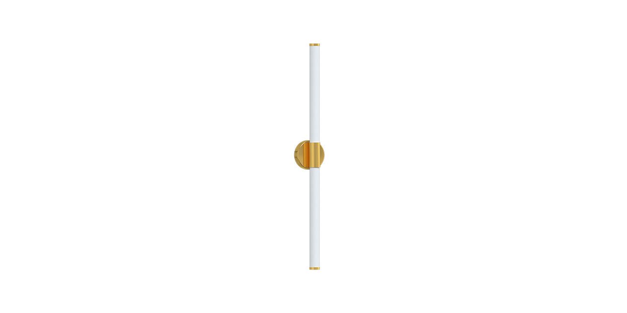 14W Dekoratif Gold Kasa Duvar Aplik Armatür 70 cm