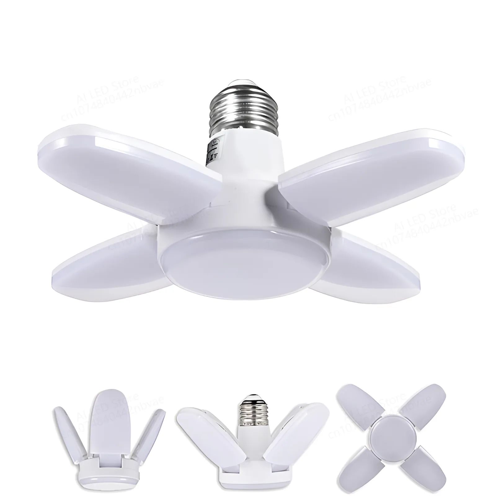 30W E27 Lamp Base Propeller LED Bulb — Image 2