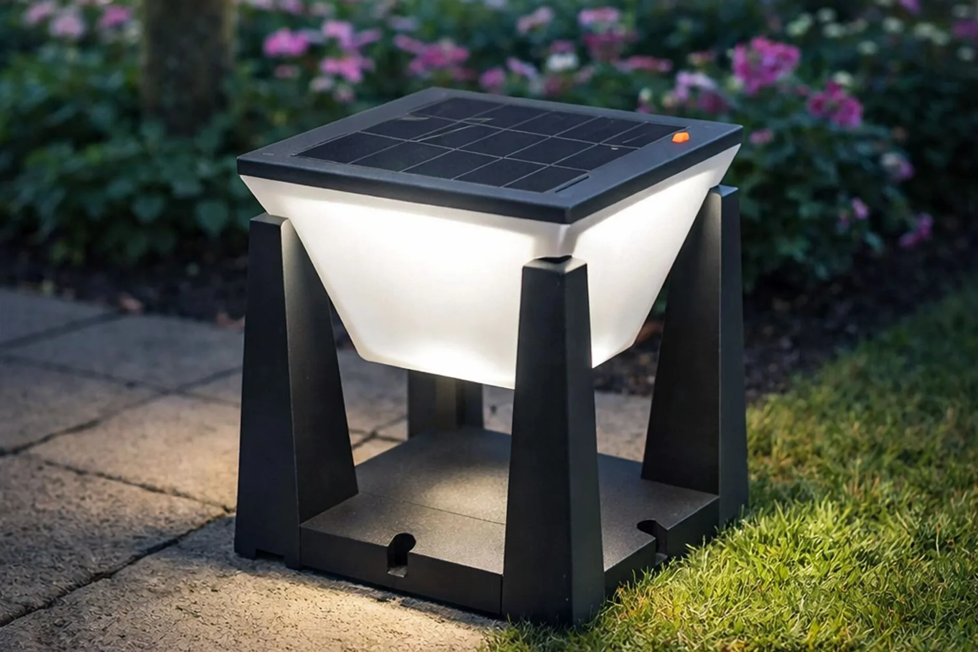 Tibet Kit En Saillie Solaire Rechargeable LED Jardin Luminaire 75W