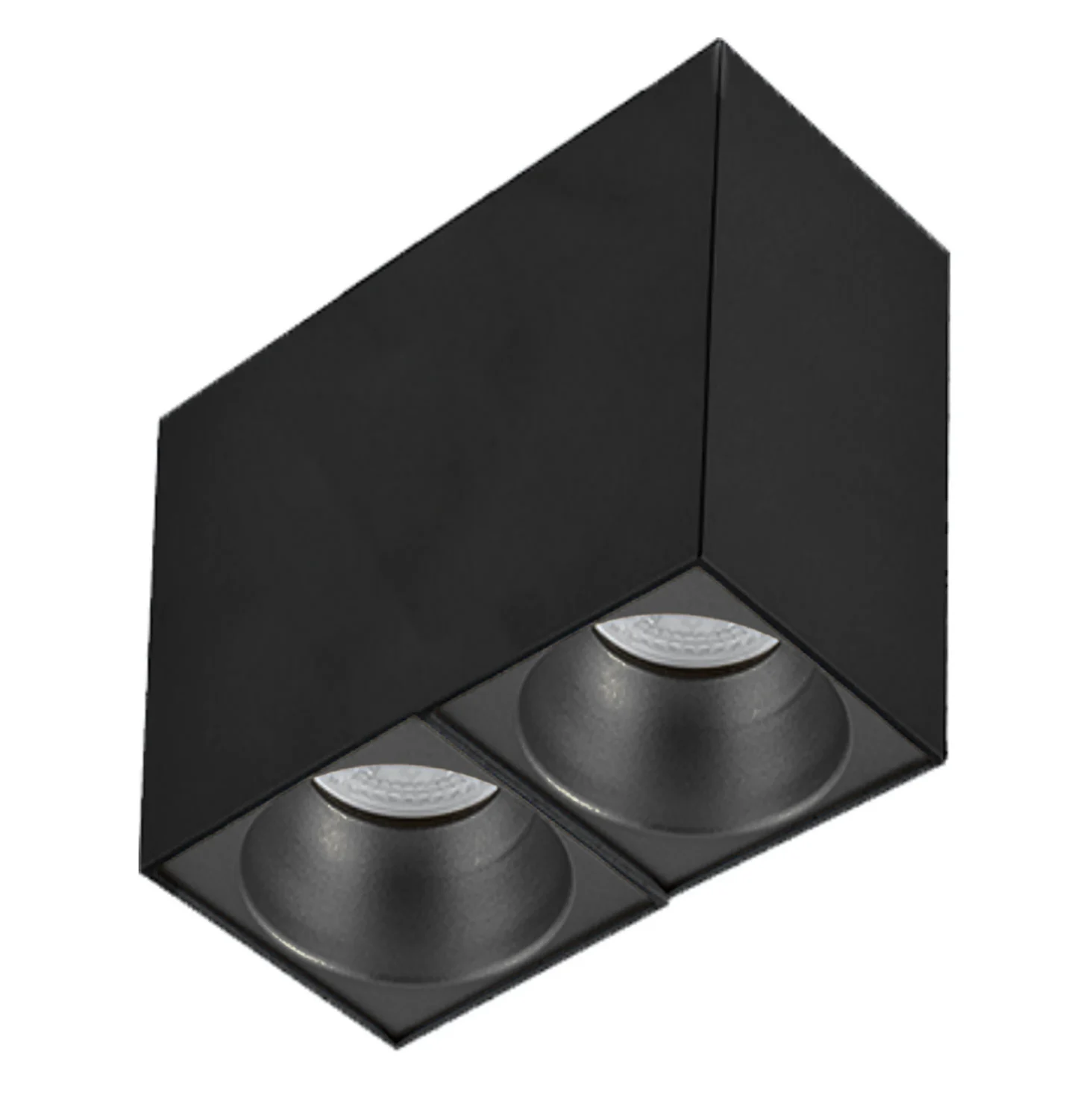 Aufbau Quadratisch LED Strahler Leuchte 8x16x14 cm — Bild 2