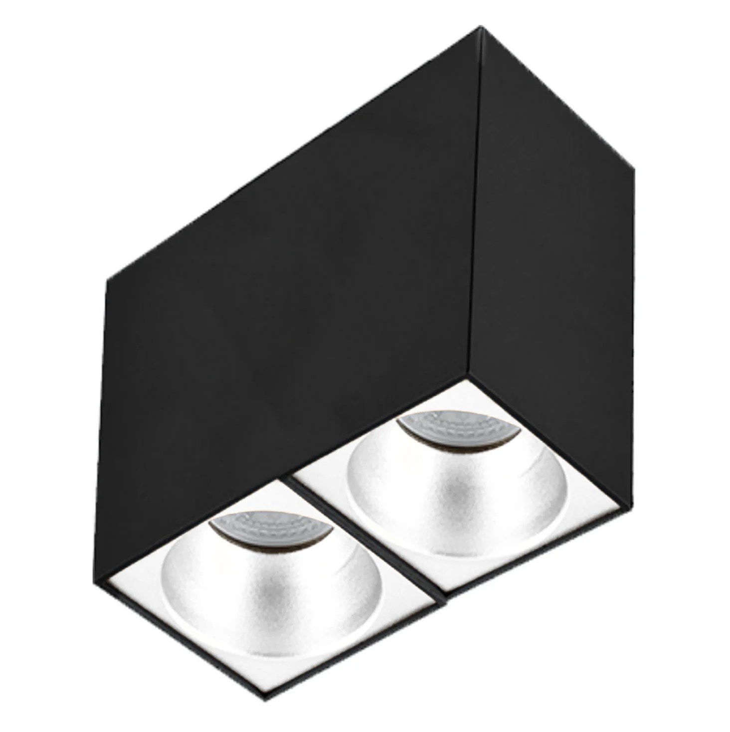 Aufbau Quadratisch LED Strahler Leuchte 8x16x14 cm — Bild 3
