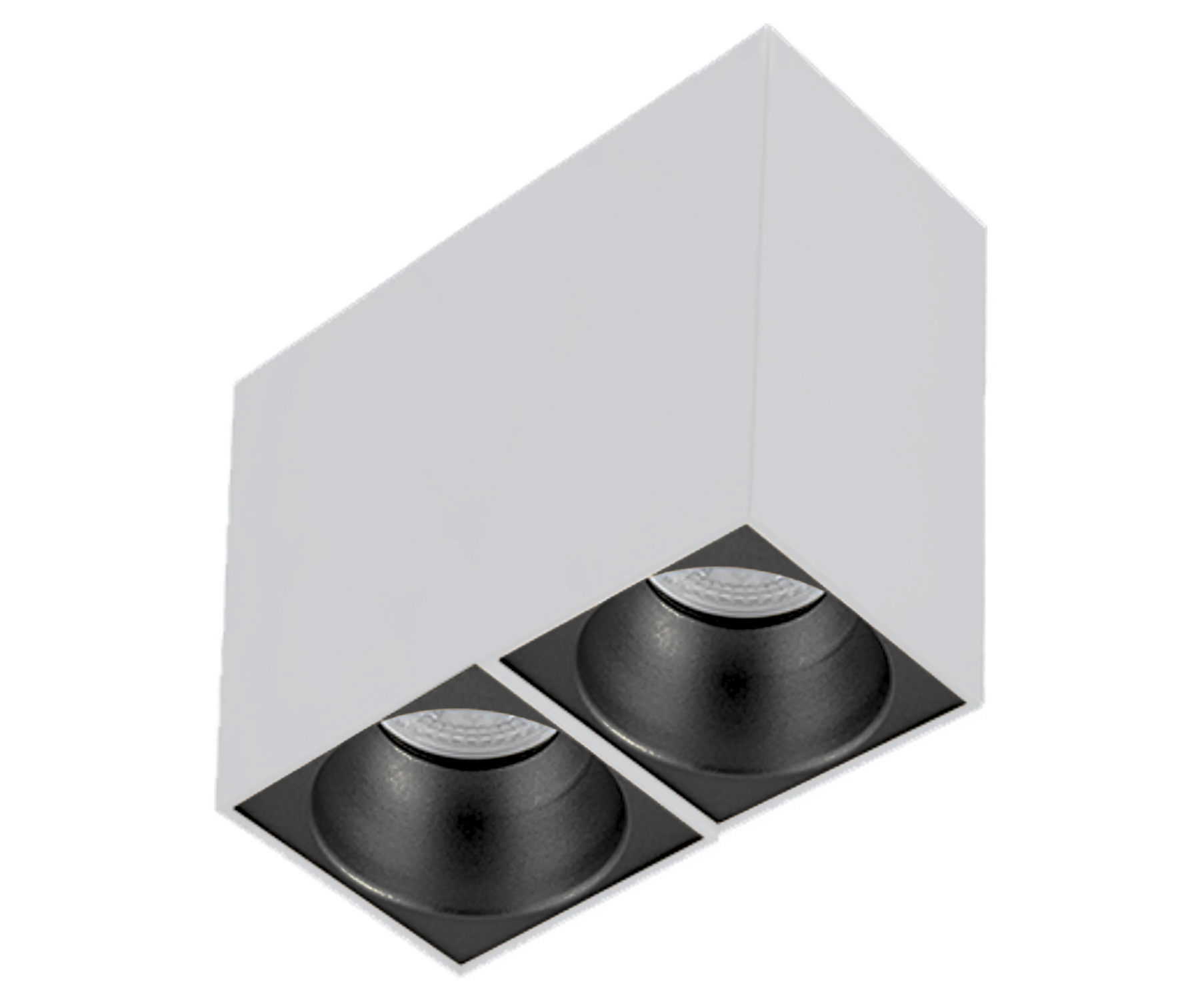 Aufbau Quadratisch LED Strahler Leuchte 8x16x14 cm — Bild 4