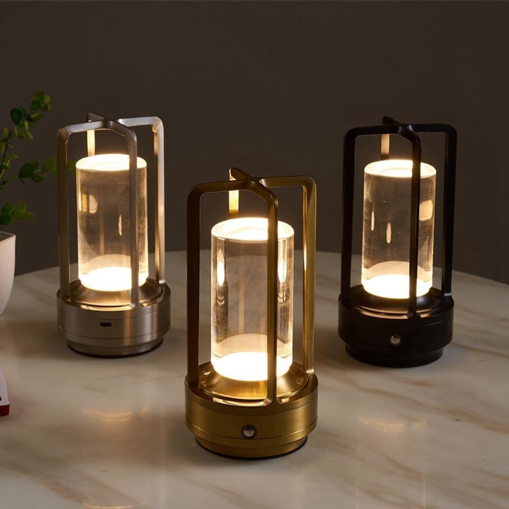 Vegas Rechargeable Tactile Table Lampe 3 Couleur éclairage Mode — Image 6