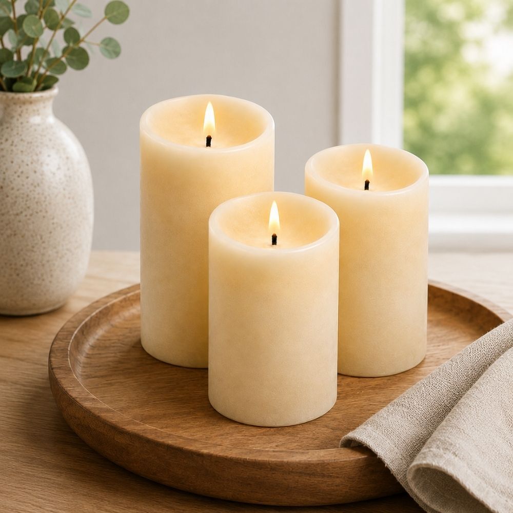 Prag Pilli 3 Lü Set Mum Dekoratif Masa Lambası Gün Işığı Prag Pilli 3 Lü Set Mum Dekoratif Masa Lambası Gün Işığı