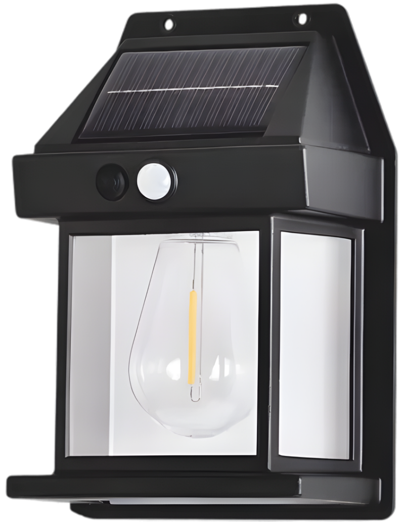 Gece Solar Duvar Aplik LED Bahçe Armatürü 20W