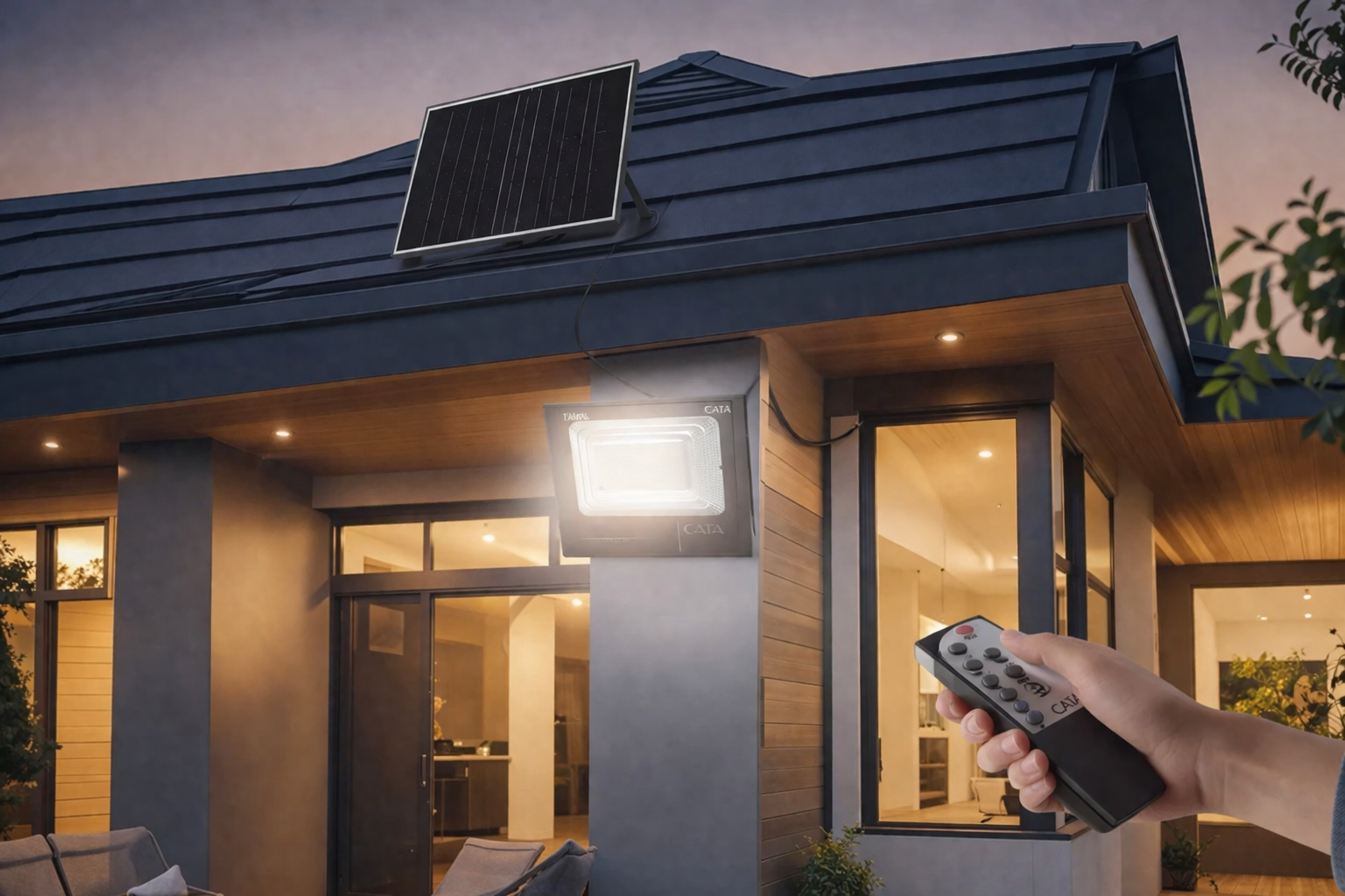 Amazon 300W Soleil alimenté Solaire Projecteur Éclairage Avec Télécommande