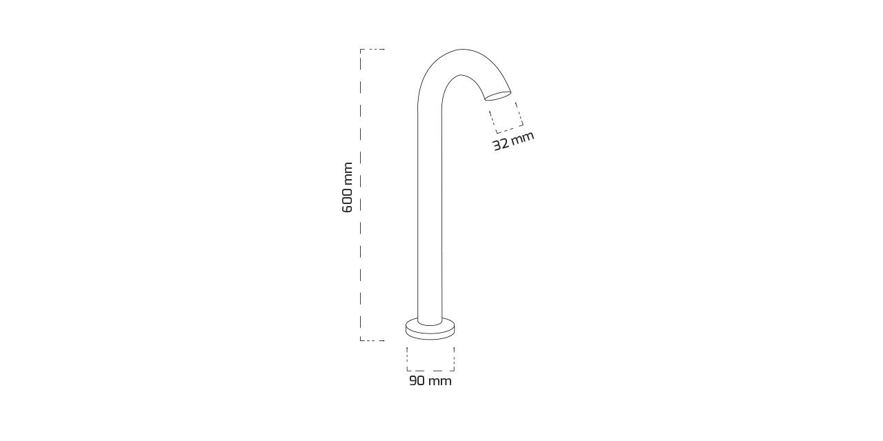 5W Dış Mekan LED Yol Bahçe Armatürü Bollard 9x60x3,2 cm 5W Dış Mekan LED Yol Bahçe Armatürü Bollard 9x60x3,2 cm