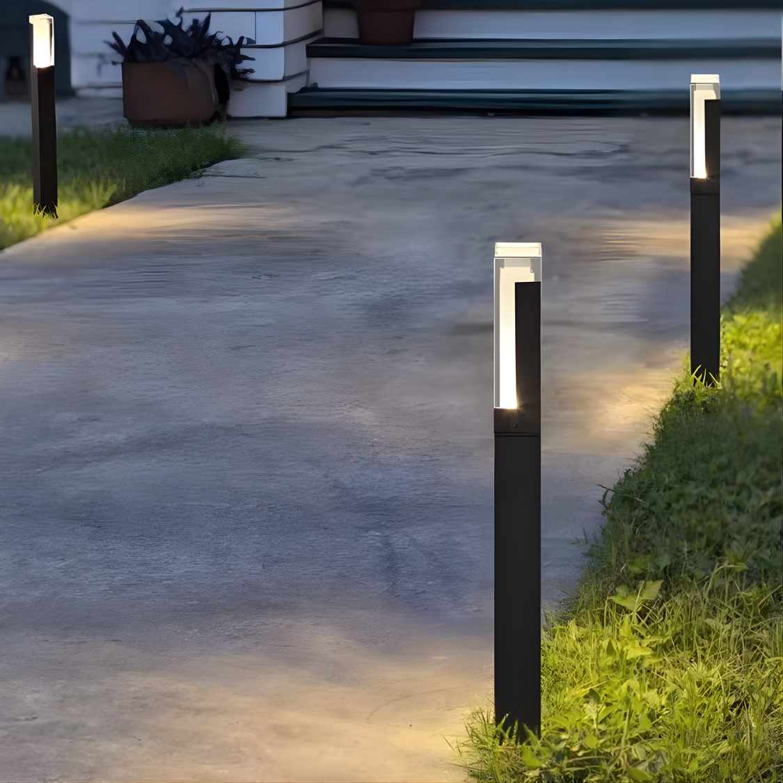5W Dış Mekan LED Yol Bahçe Armatürü Bollard 5x60x5 cm 5W Dış Mekan LED Yol Bahçe Armatürü Bollard 5x60x5 cm
