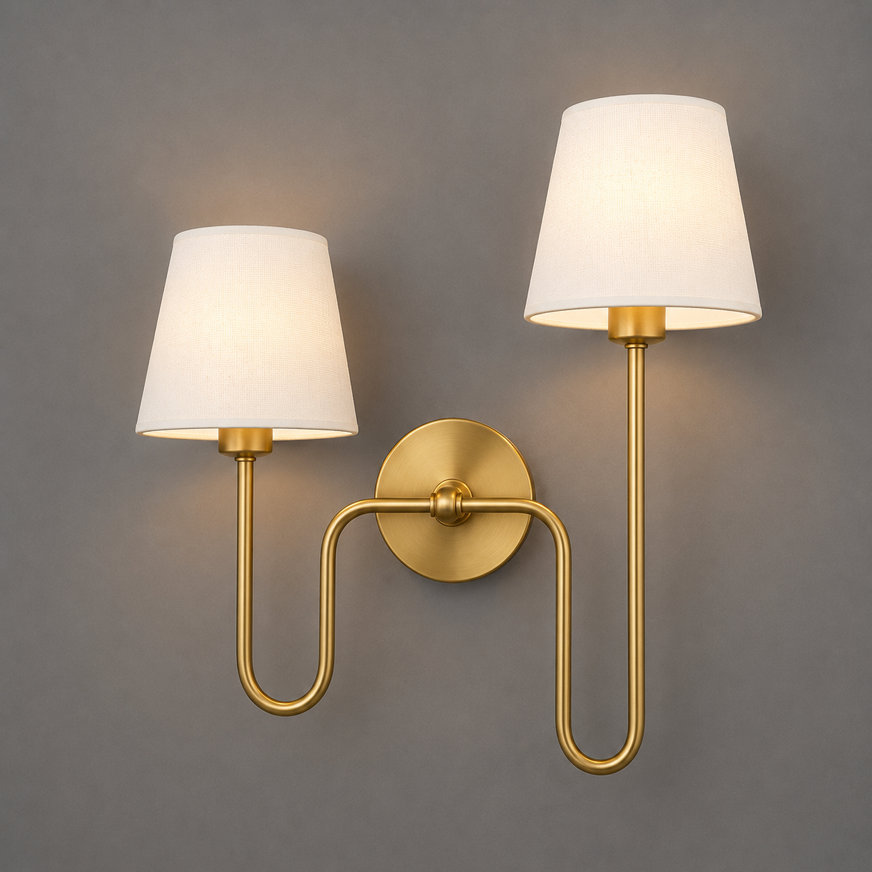 Astoria Double Fabric Shade Bed Head and Hotel Wall Sconce Astoria Double Fabric Shade Bed Head and Hotel Wall Sconce