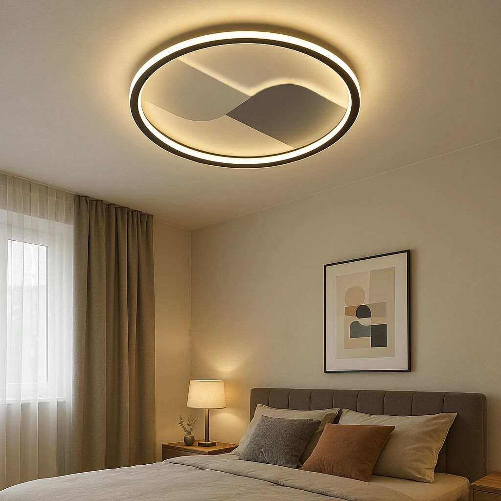 Veltor Rund Deckenleuchte LED Kronleuchter Beleuchtung 3 Farbe Modus Veltor Rund Deckenleuchte LED Kronleuchter Beleuchtung 3 Farbe Modus