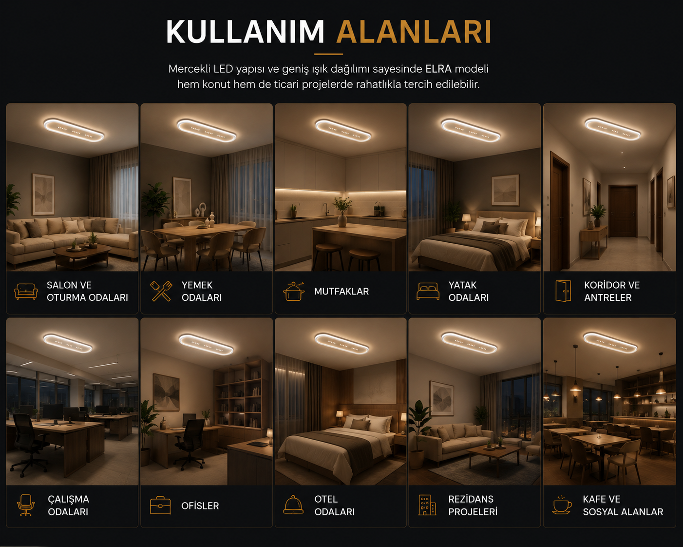 Elra Mercekli Oval Dikdörtgen Plafonyer LED Avize Aydınlatma 3 Renk Modlu Elra Mercekli Oval Dikdörtgen Plafonyer LED Avize Aydınlatma 3 Renk Modlu