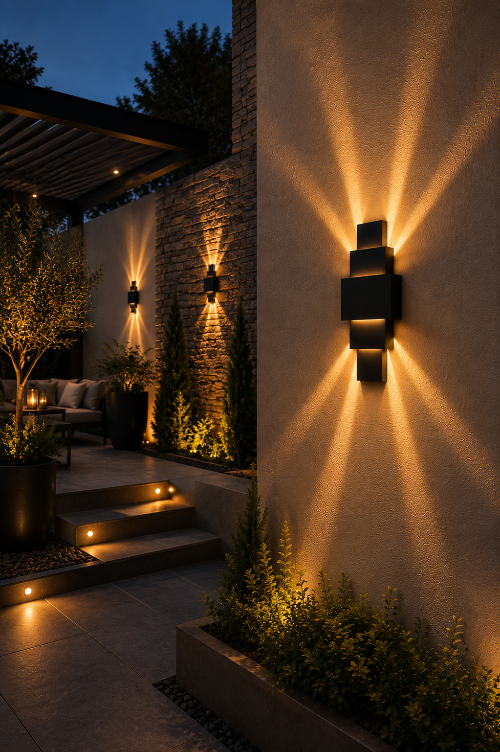 Kirpi 8W LED Gün Işığı Duvar Aplik — görsel 4