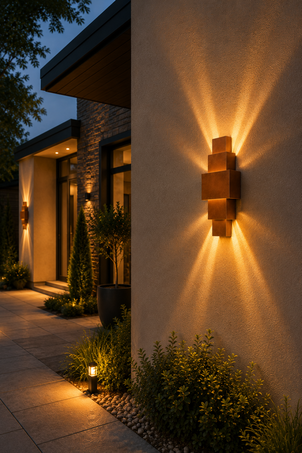 Kirpi 8W LED Bernstein Licht Wand Wandleuchte — Bild 3