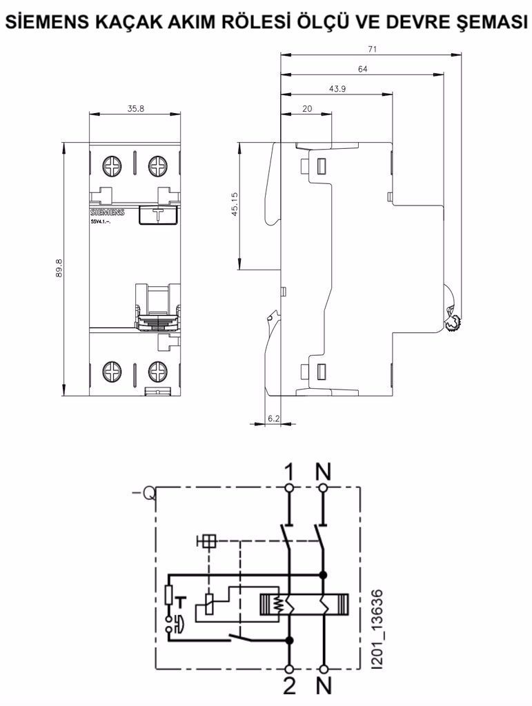 2x80A 30mA Fehlerstromschutzschalter — Bild 2