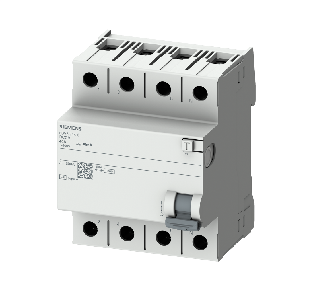 3x40A 30mA Fehlerstromschutzschalter