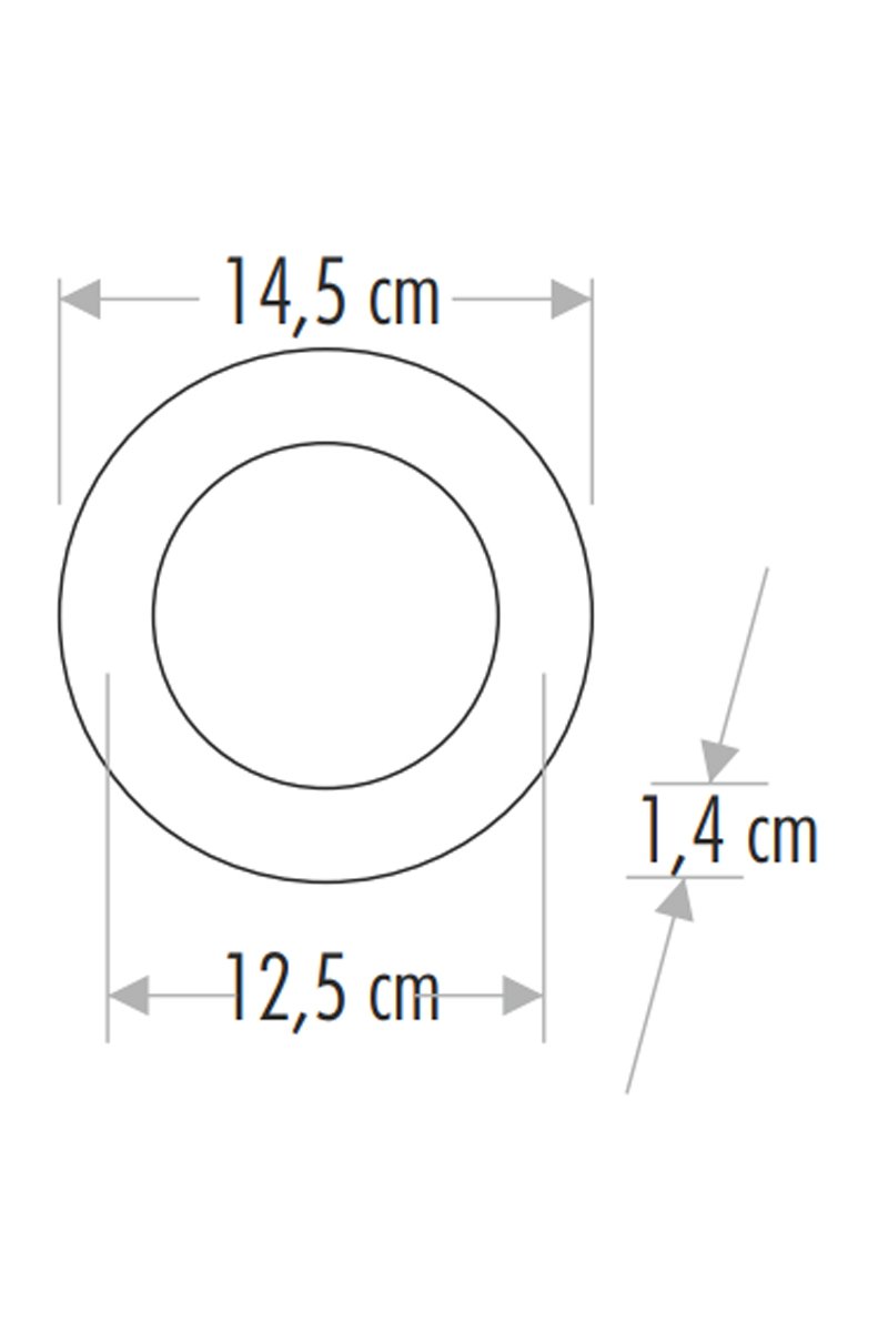 9W Panel Aydınlatma Gömme LED Panel Armatürü Alüminyum Kasa