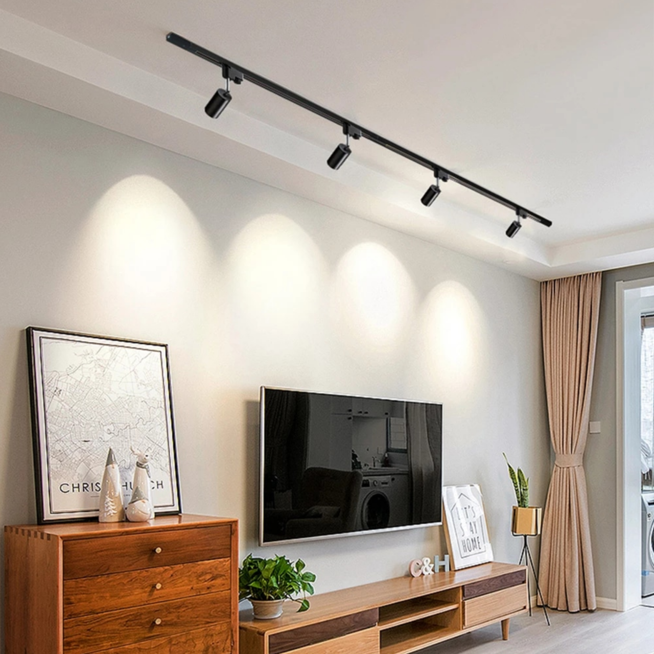 Babil LED 30W Ray Spot Armatür Siyah Kasa