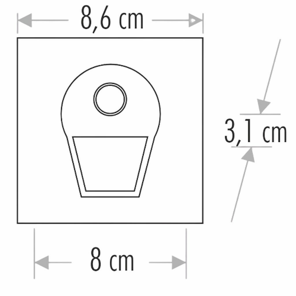 1W Sensörlü Koridor Armatürü 1W Sensörlü Koridor Armatürü