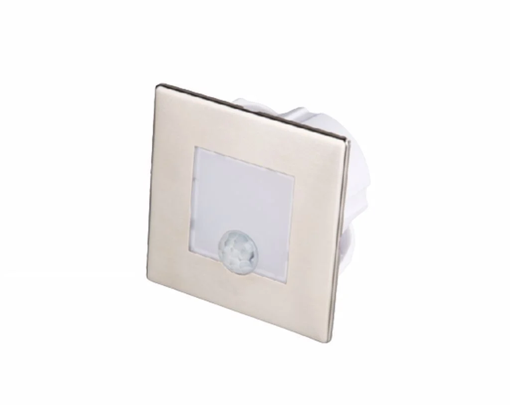 1,5W Sensörlü Koridor Armatürü Satin Kasa Kare 1,5W Sensörlü Koridor Armatürü Satin Kasa Kare