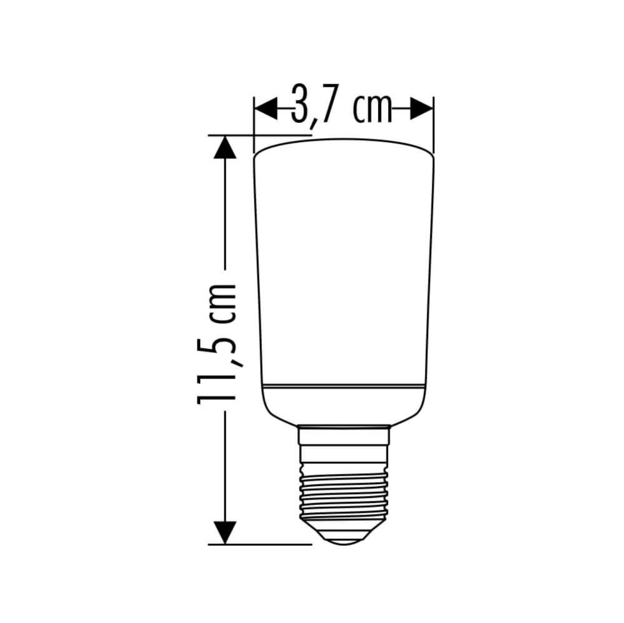 2W E14 Duylu Geniş Açılı LED Kapsül Ampul 2W E14 Duylu Geniş Açılı LED Kapsül Ampul