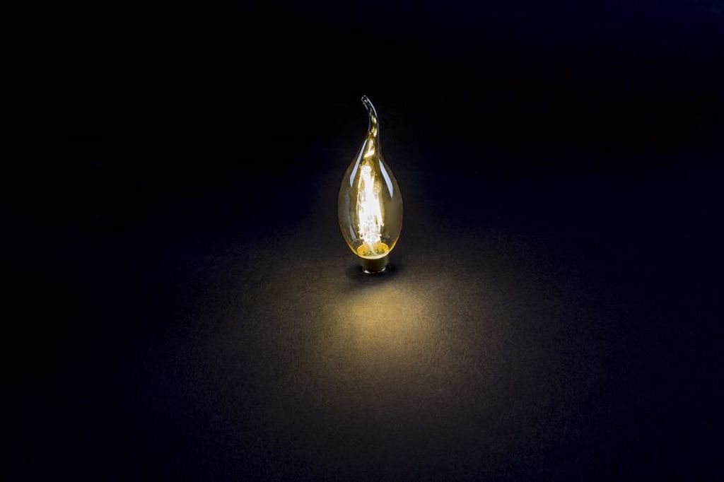 4W Rustik Filament Buji LED Ampul 35x118 mm — görsel 3