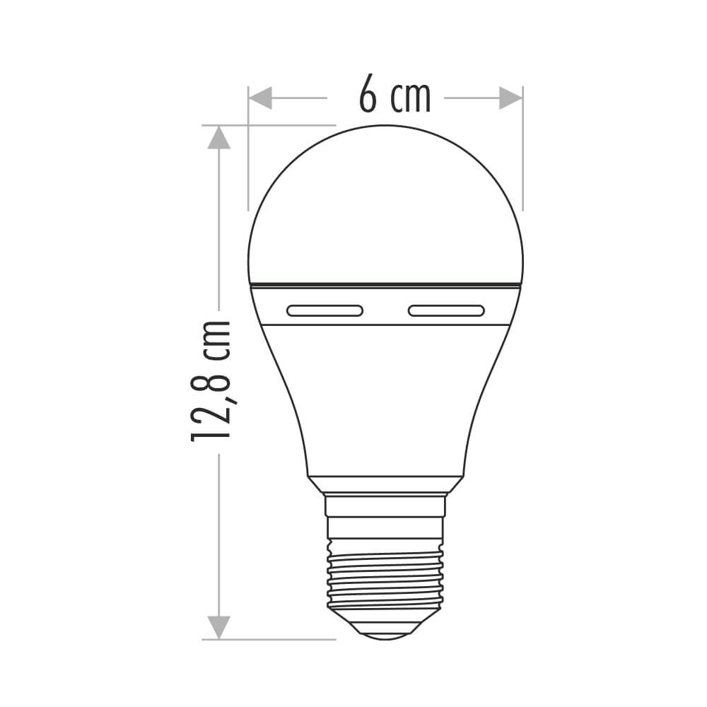 9W E27 Duylu Şarjlı LED Ampul — görsel 3