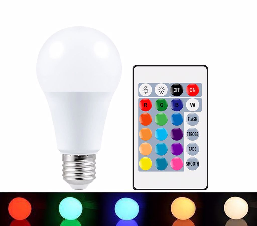 9W Kumandalı RGB LED Ampul 9W Kumandalı RGB LED Ampul